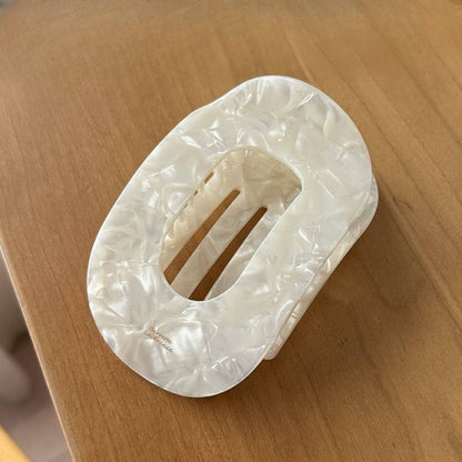 Jumbo Lay Flat Oval Hair Claw Clips Secure Styling | 40H993