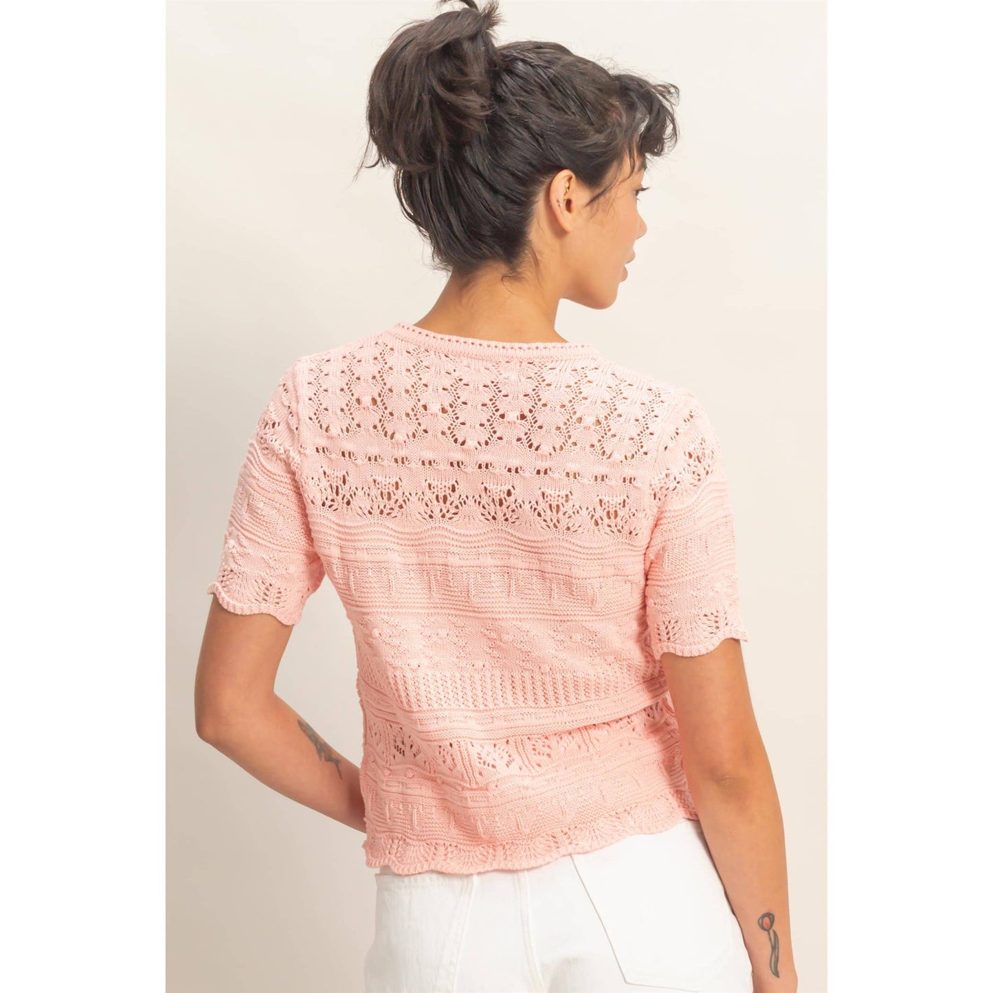 Textured Knit Top