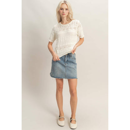 Textured Knit Top