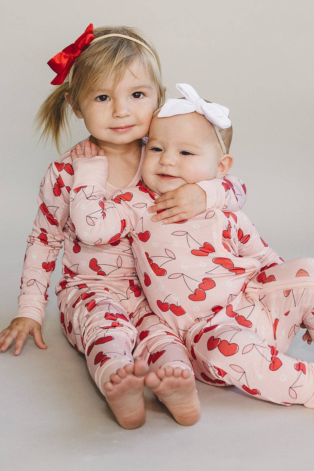 Bamboo Kids Clothing Two Piece Set | Cherry Heart