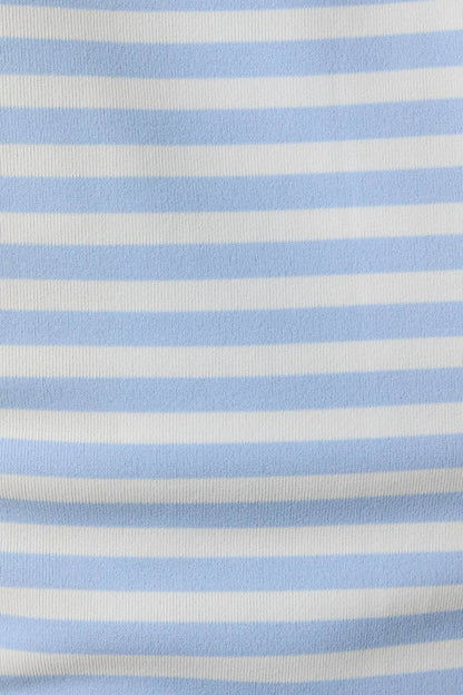 HIGH NECK STRIPE TOP