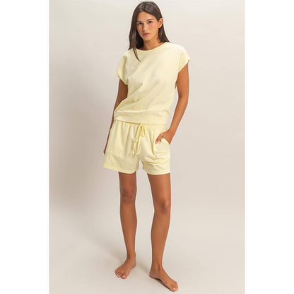 Sleeveless Shorts Set