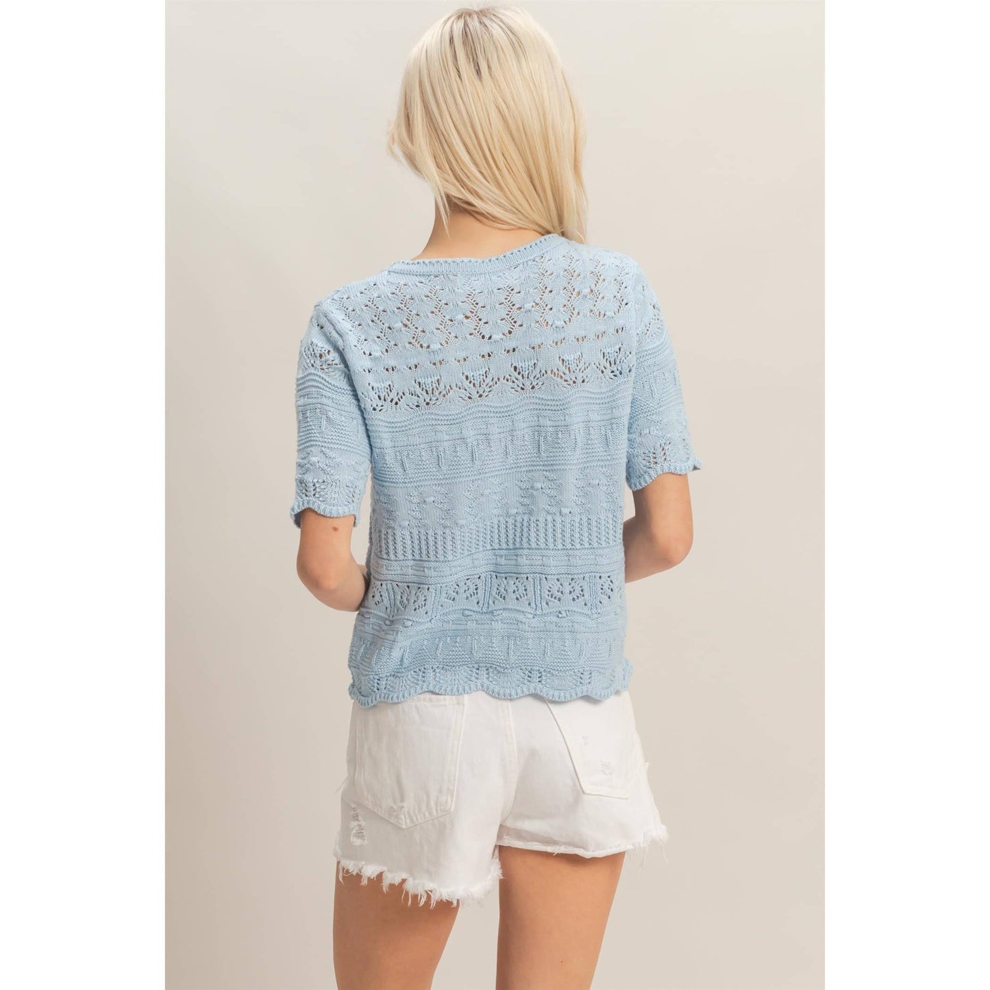 Textured Knit Top