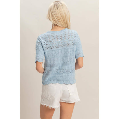 Textured Knit Top
