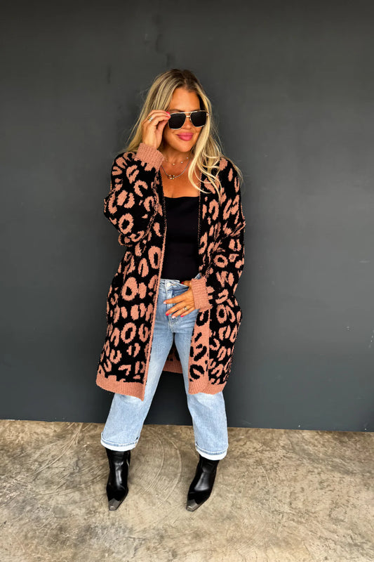 BLAKELEY Cheetah Cloud Cardigan