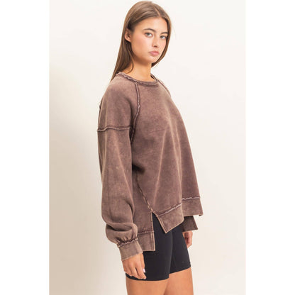 Raw Edge Sweatshirt