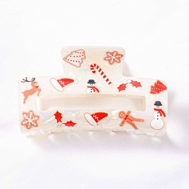 Christmas Hair Claw