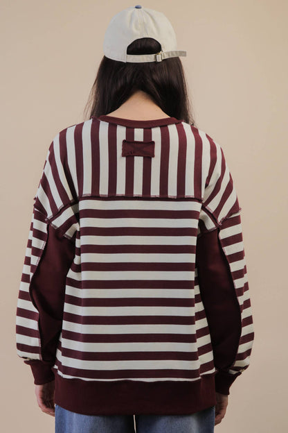 Oversized Striped Top