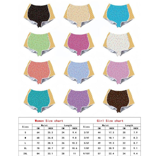 Drip Shorts-Girls