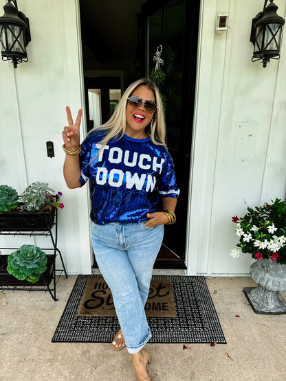 PREORDER: Game Day Sequin Top in Two Colors