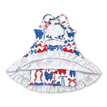 girls 4th of july athletic dress