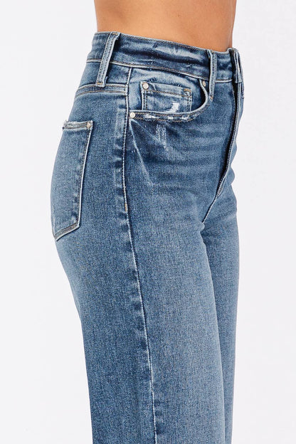 Petra Straight Cropped Cuff Jean