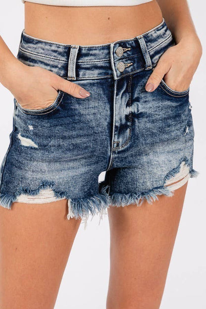 Petra HIGH RISE DESTROYED SHORTS