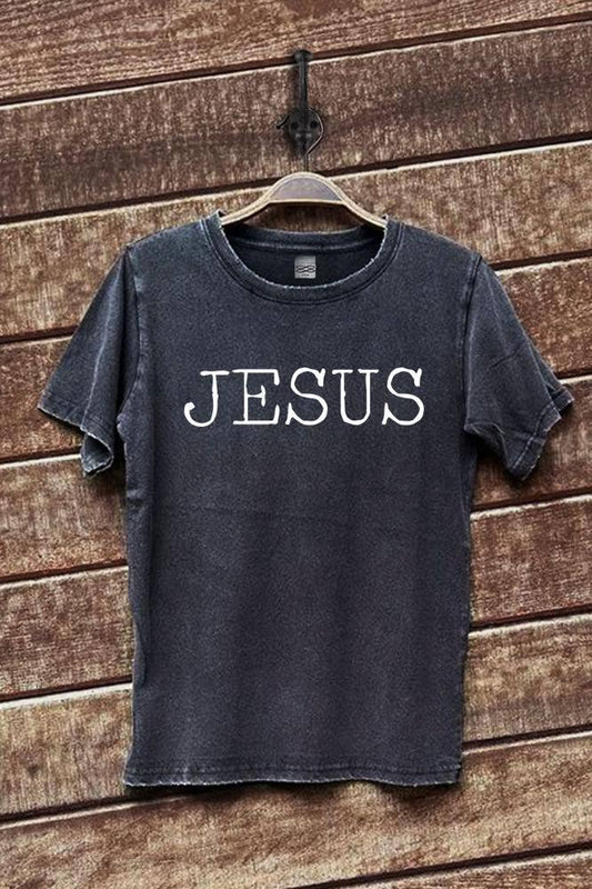 Jesus Graphic S/S Washed Tee