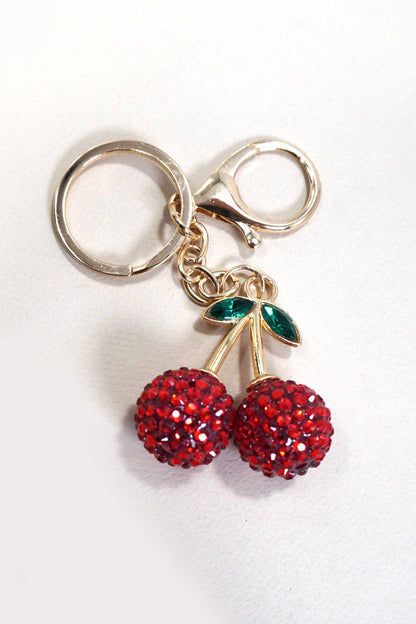 CHERRY DROP KEYCHAIN