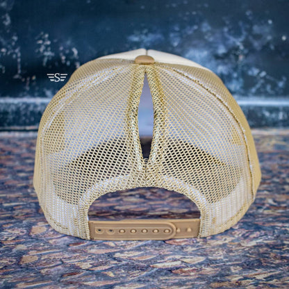 Tri Color Mesh Trucker Cap