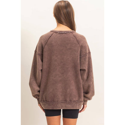 Raw Edge Sweatshirt