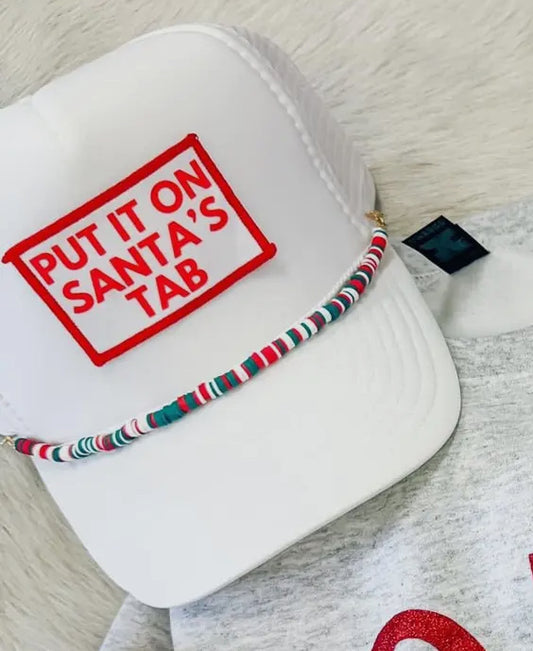 Put It On Santa’s Tab Hat With Chain