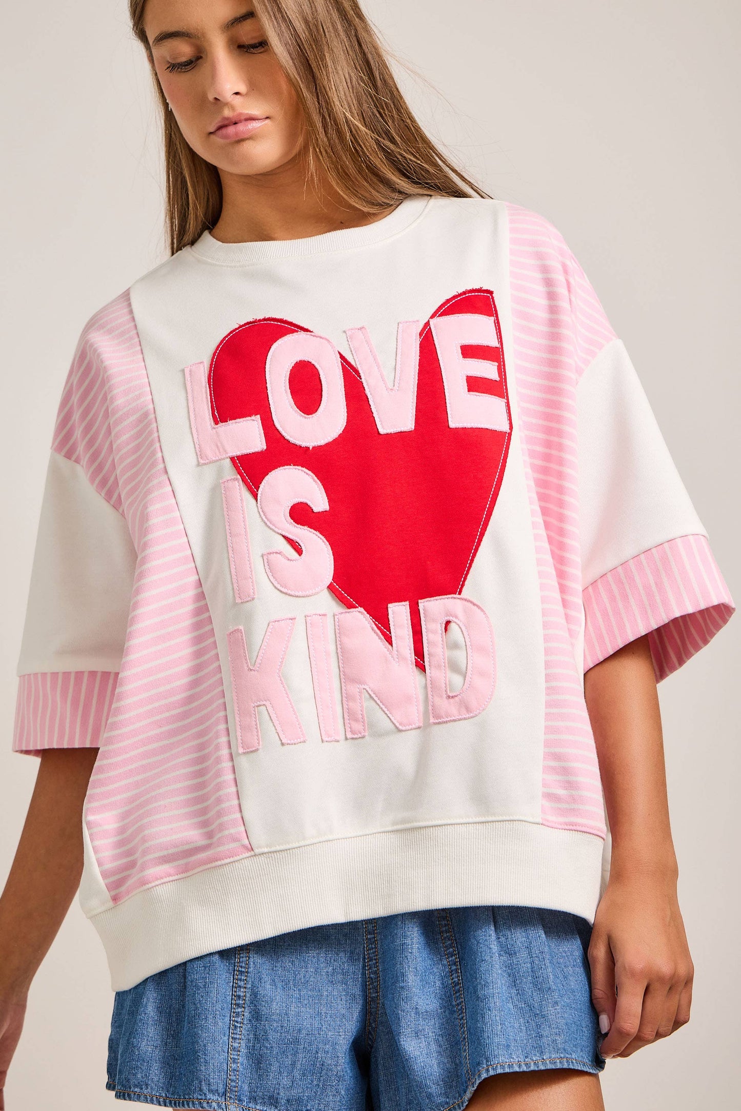 Love Is Kind Heart Top