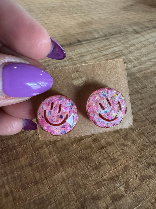Smiley Bubble Earrings