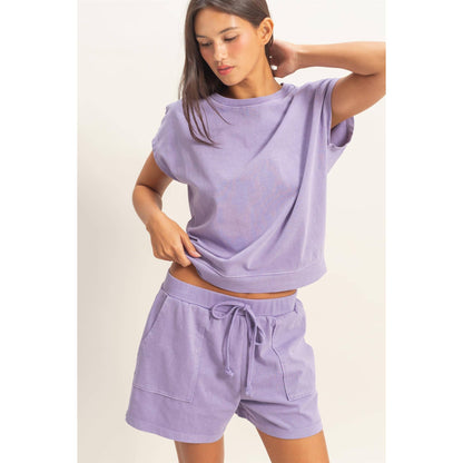 Sleeveless Shorts Set
