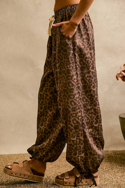 LEOPARD BALLOON PANTS