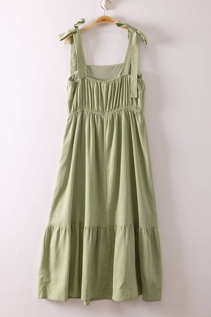Embroidery Midi Dress