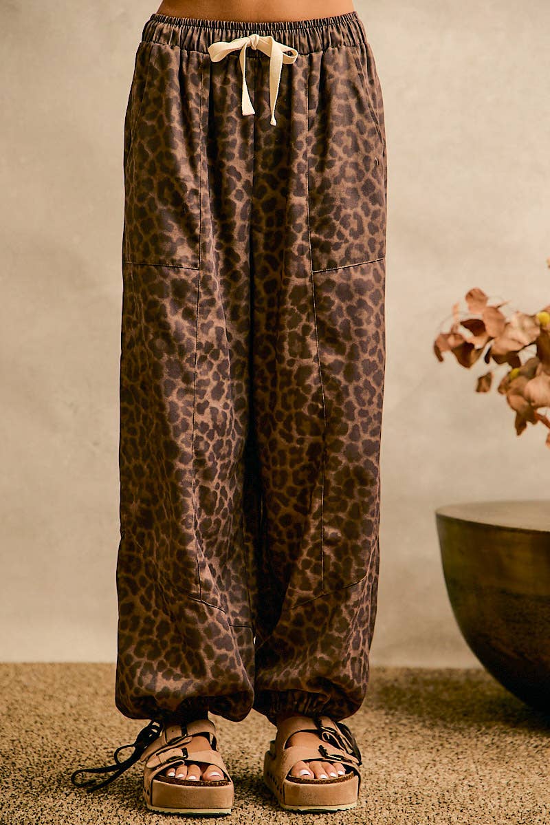 LEOPARD BALLOON PANTS