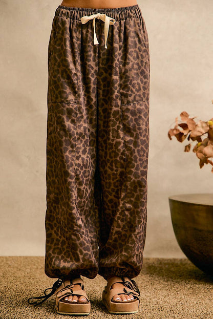 LEOPARD BALLOON PANTS