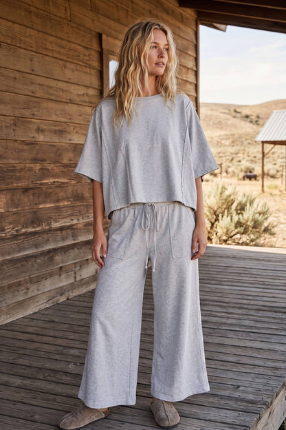 Boxy Top & Wide Pant Set