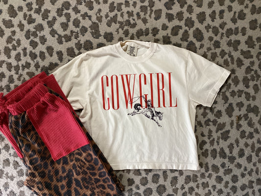 Cowgirl Cropped Tee