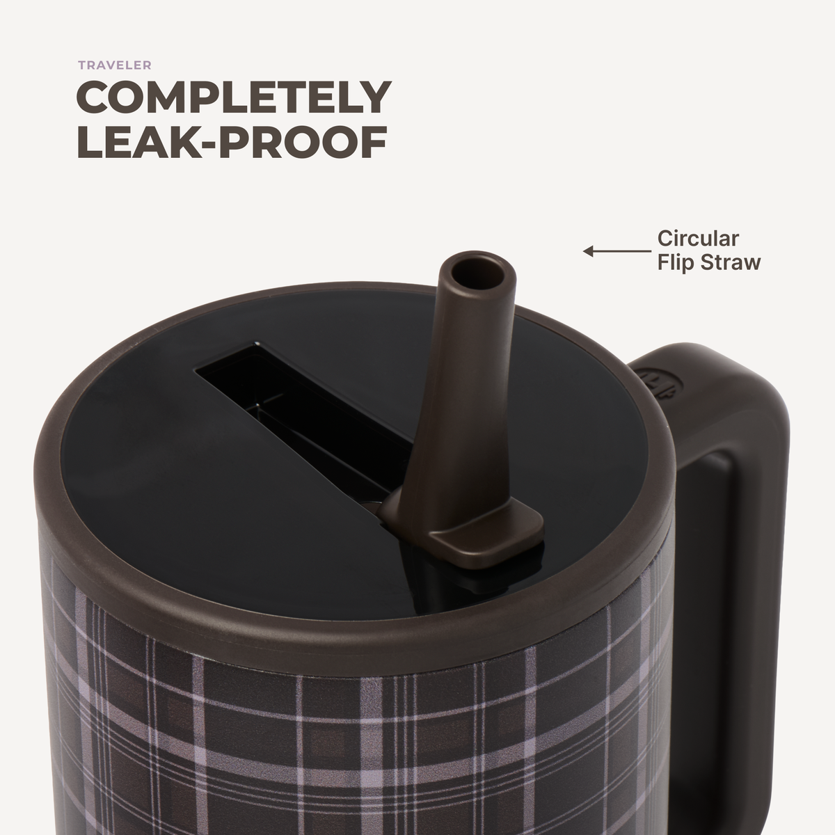 Flannel HydroJug 32 oz Traveler Tumbler