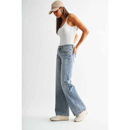 MID-RISE WIDE LEG