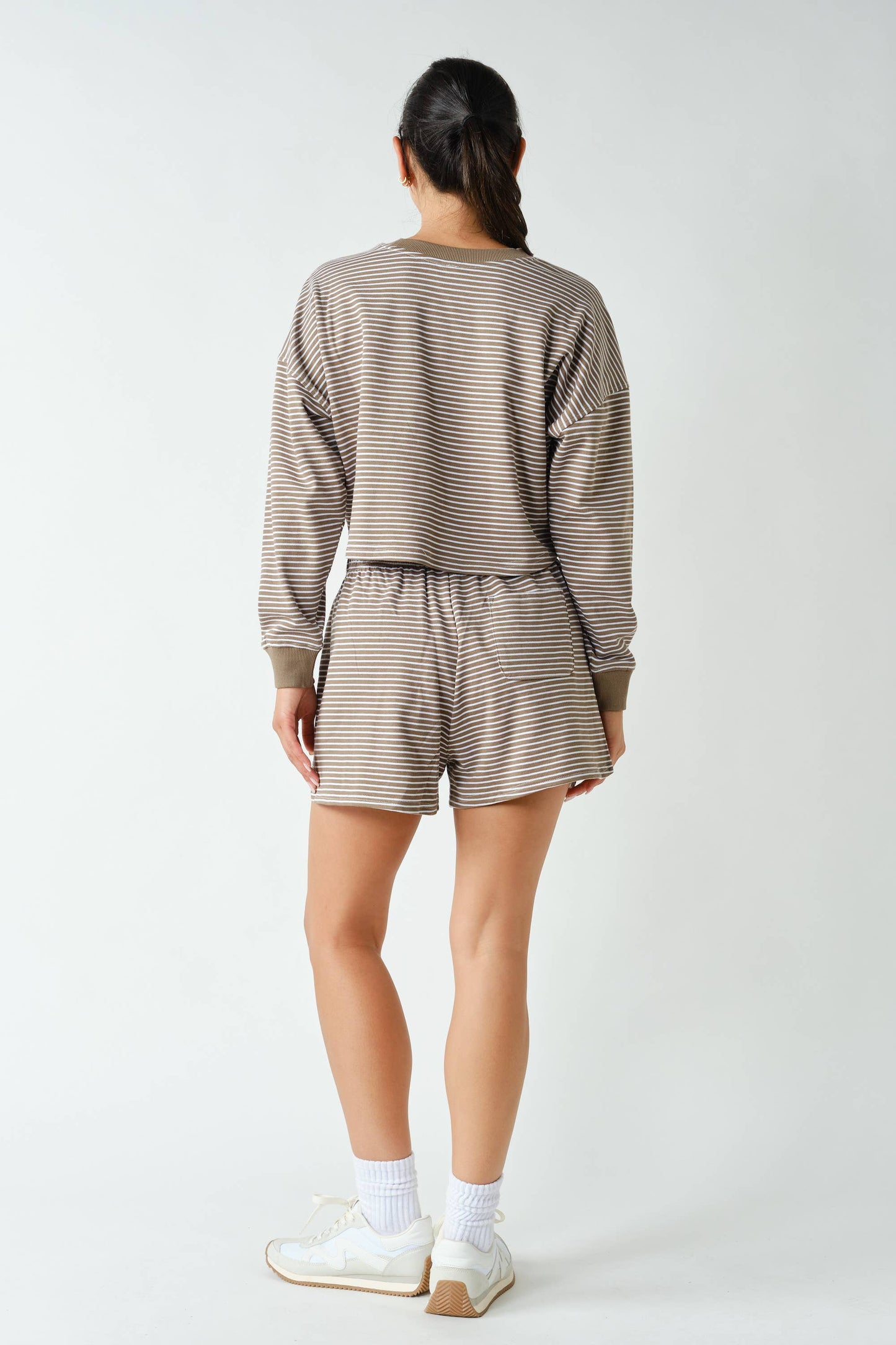 Boardwalk Stripe Crewneck Set
