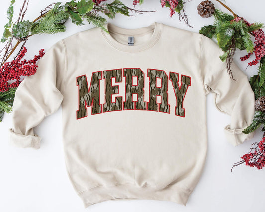 Merry Camo Sweatshirt