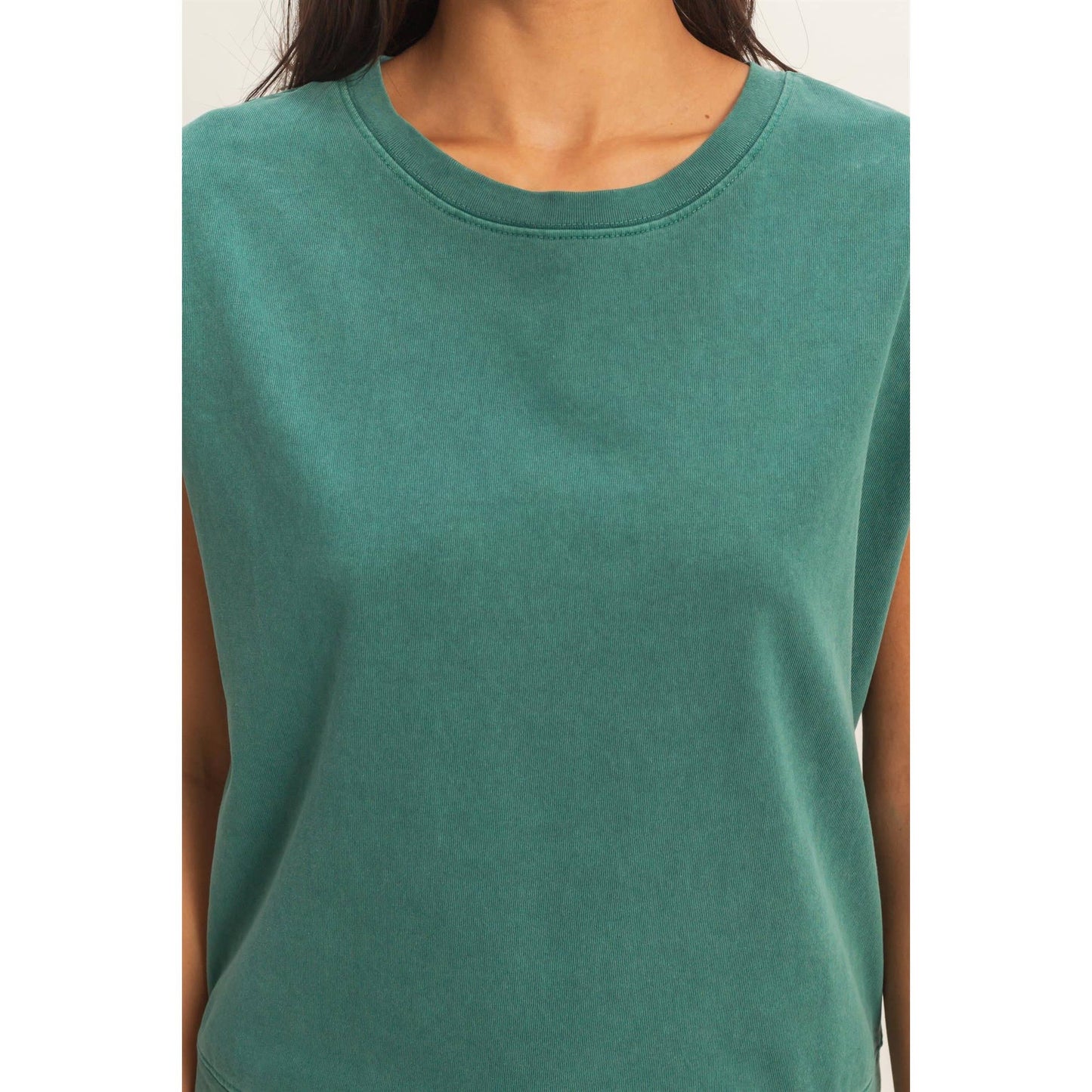 Sleeveless Shorts Set