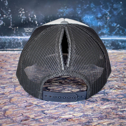 Tri Color Mesh Trucker Cap