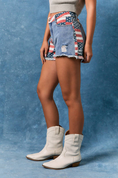 LOW-RISE MICRO SHORTS