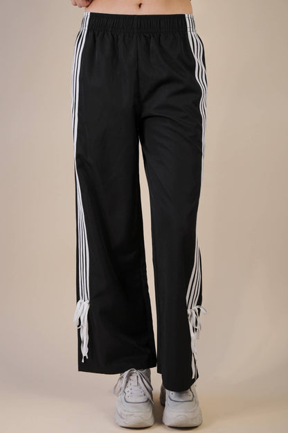 Side Ribbon Jersey Pants