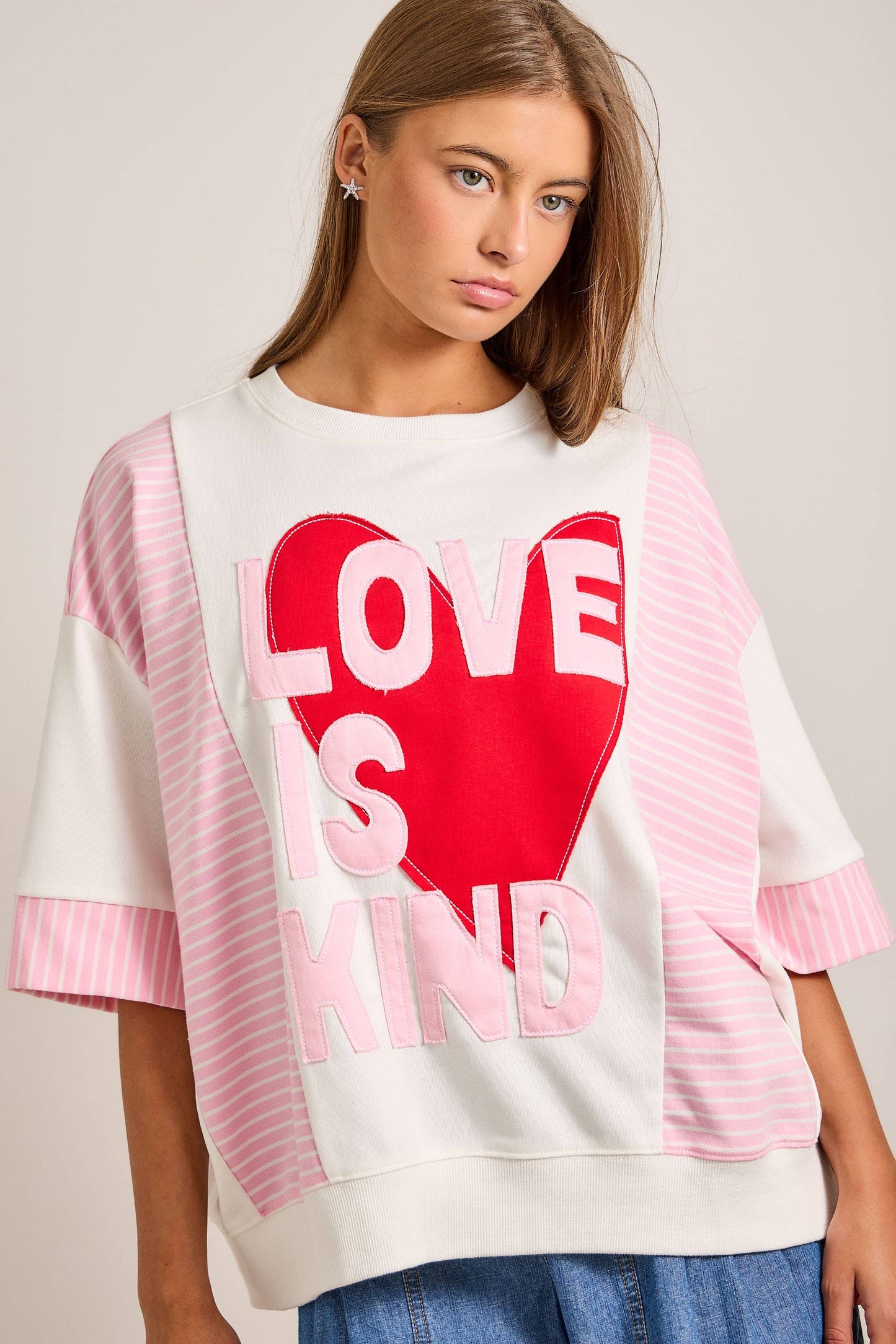 Love Is Kind Heart Top