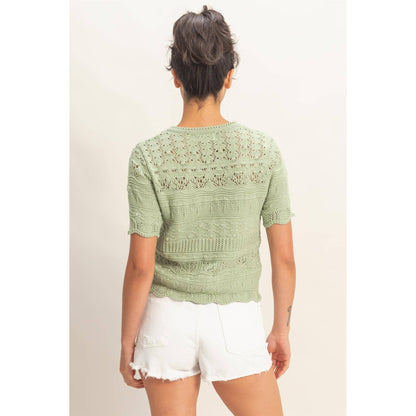 Textured Knit Top