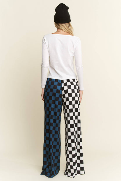 SPLIT DECISION CHECKERED PANTS