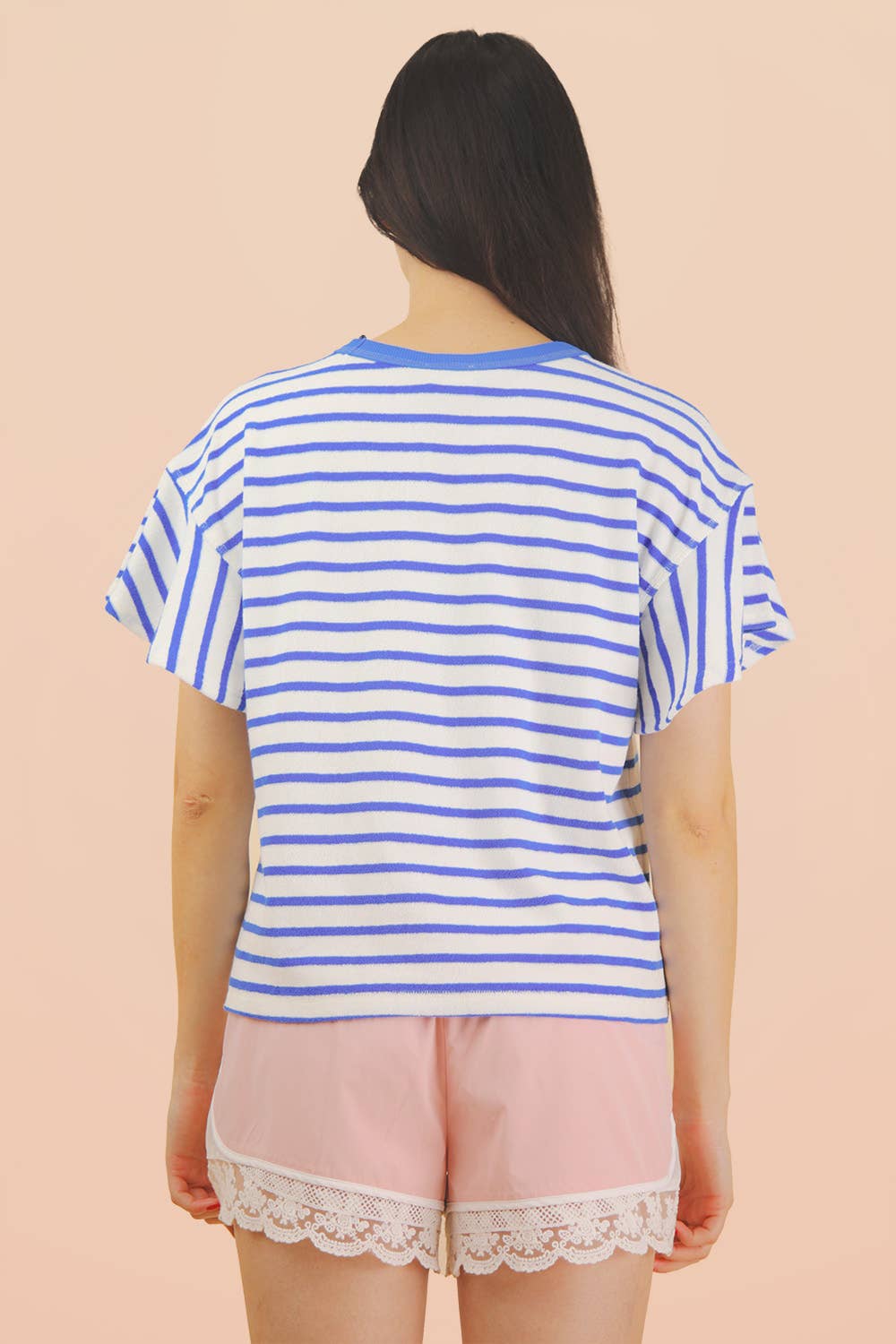 Oversized Casual Stripe Knit Top
