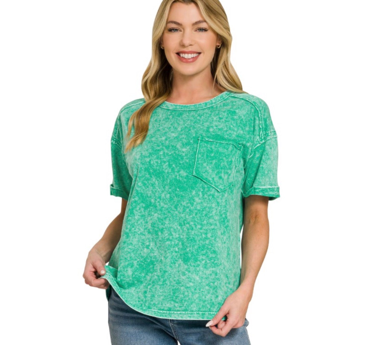 Washed Relaxed Fit Tee