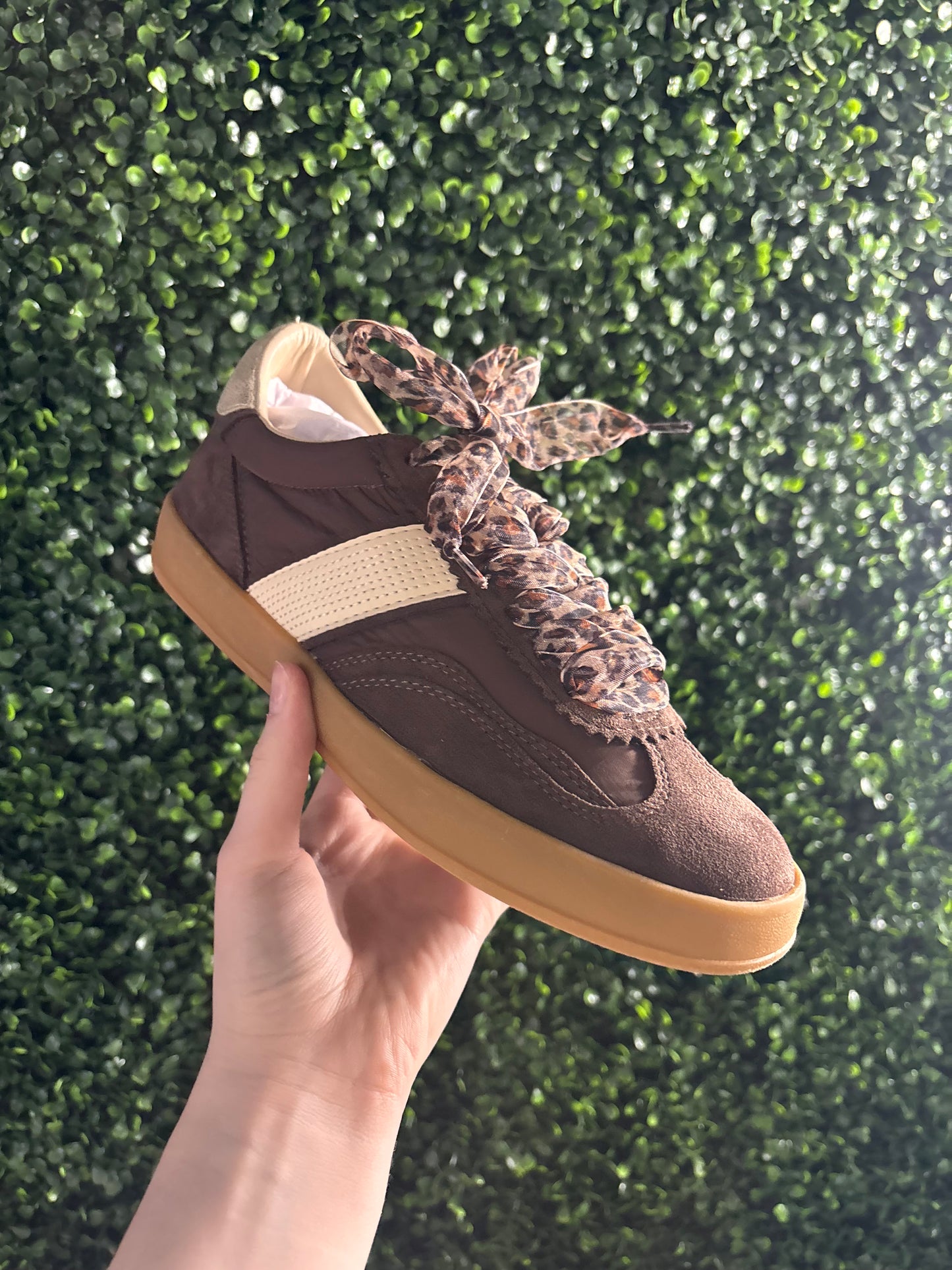 Dixie Chocolate Leopard Sneaker