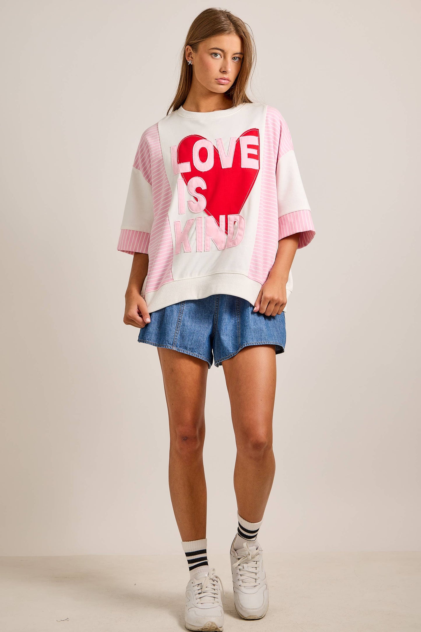 Love Is Kind Heart Top