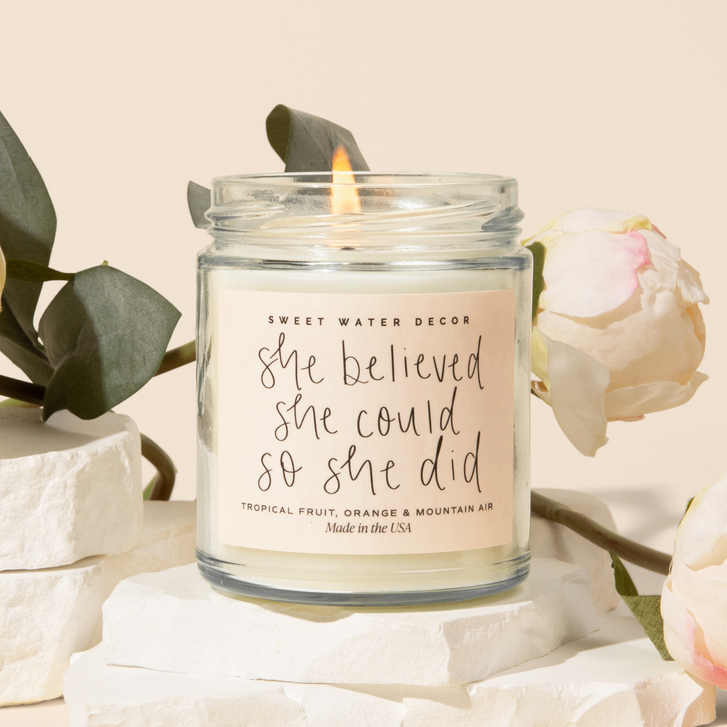 She Believed She Could Soy Candle