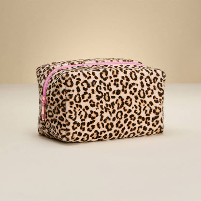 Leopard Print Cosmetic Pouch/Organizer