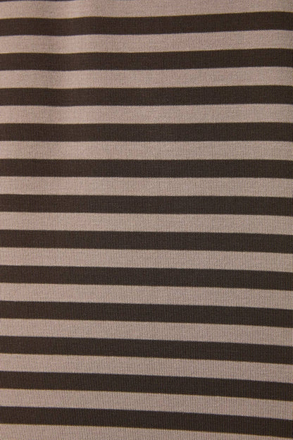 MID RISE WIDE LEG STRIPE PANTS