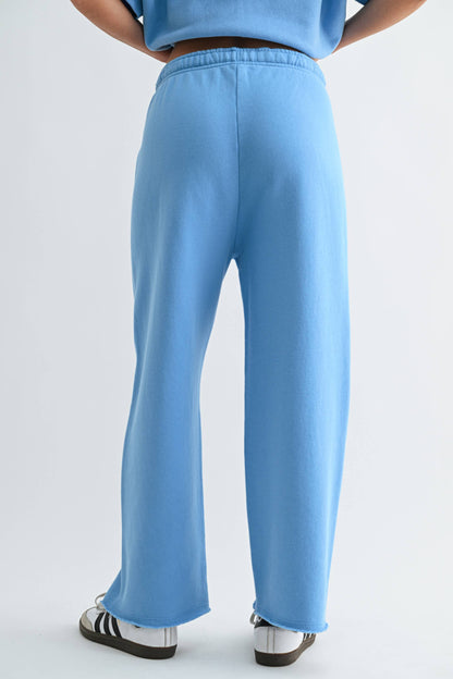 Wide-Leg Fleece Pants